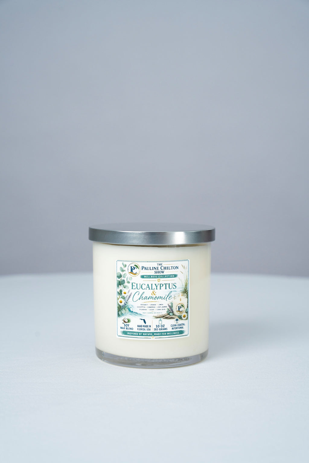 Eucalyptus & Chamomile Coconut Wax Candle