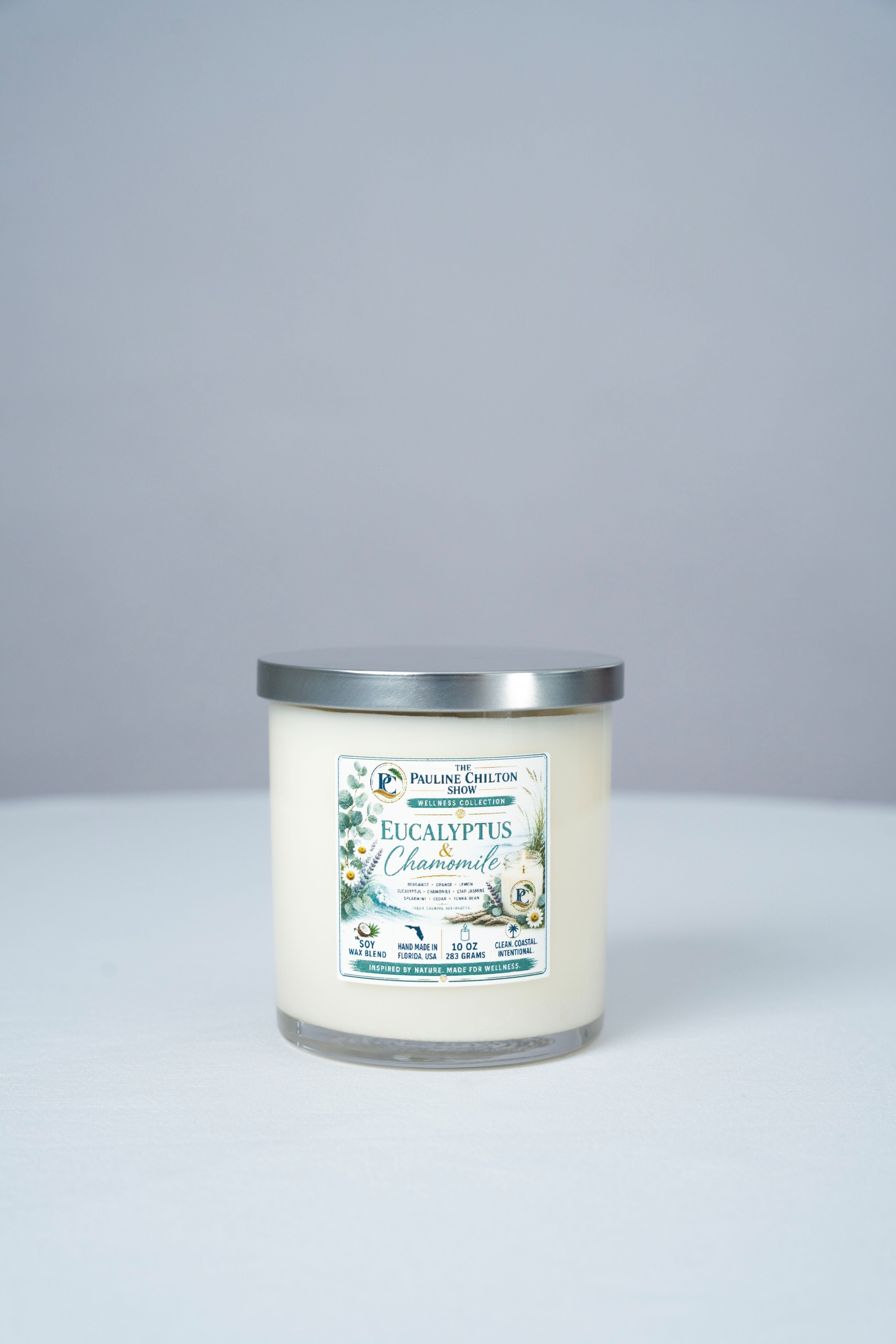 Eucalyptus & Chamomile Coconut Wax Candle